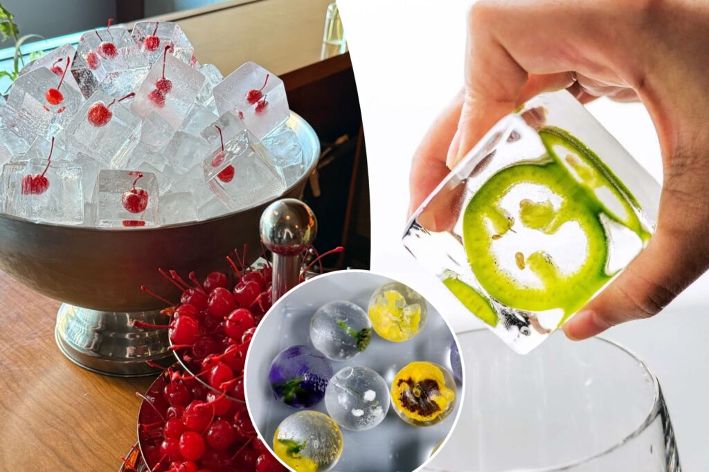 Exclusive | New York seeking cocktails seeking to beat the heat with a "fantastic" side of ice and the bars are happy to pay the update